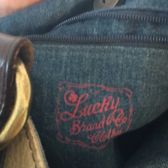 Vintage leather Lucky brand purse. 70’s vibe - Picture 4 of 6